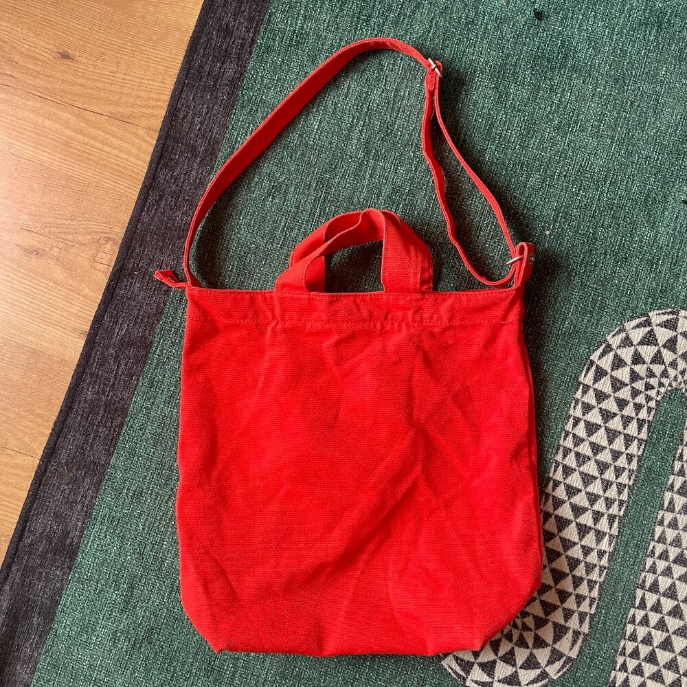 Red Baggu Duck Canvas Bag